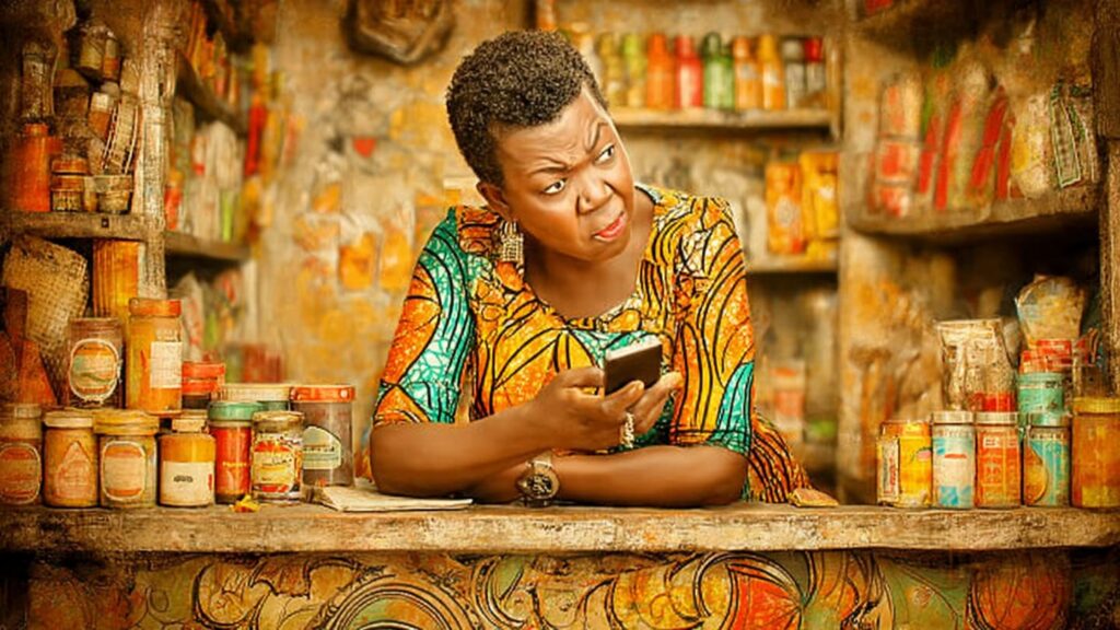 Elderly Nigerian shop owner frustrated after paying web developers with no website delivered.