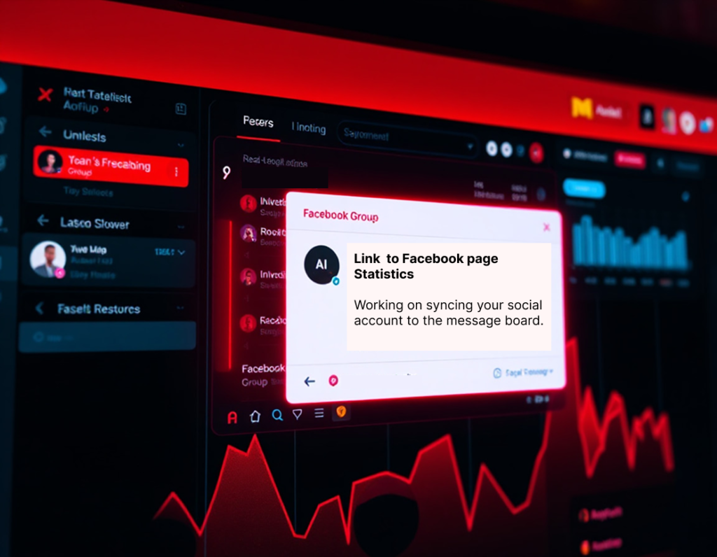 AI social listening dashboard showing real-time post “Looking for logistics company Lagos” with highlighted engagement alert and buyer intent notification.