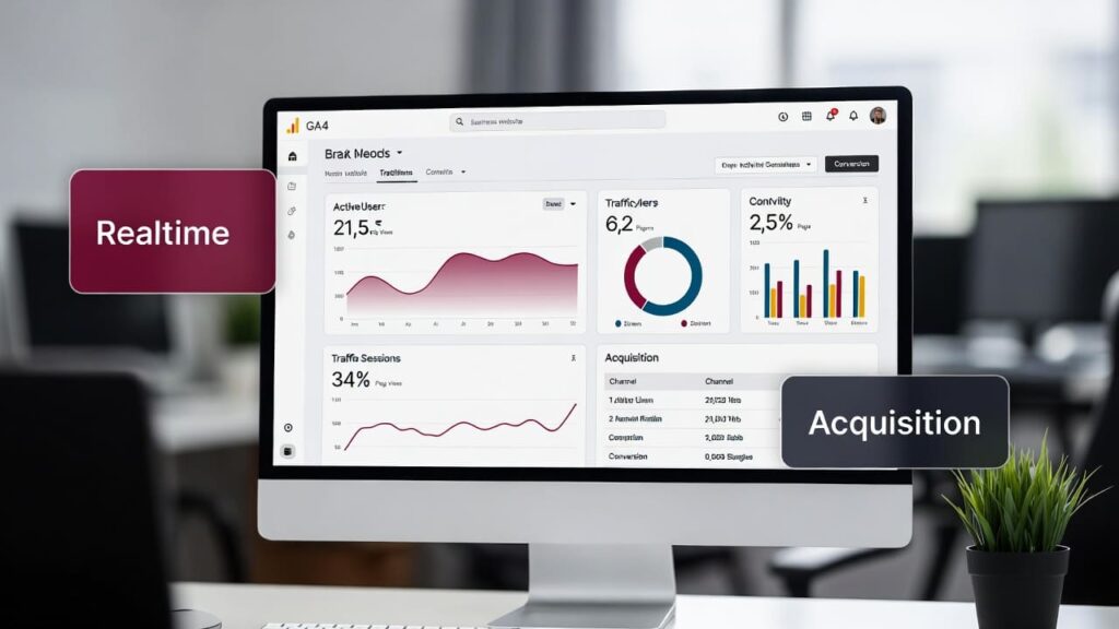 SEO basics in budget redesigns analytics dashboard setup